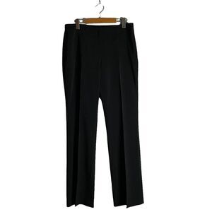 Melanie Lyne Women's Black Straight Leg Formal Dress Pants